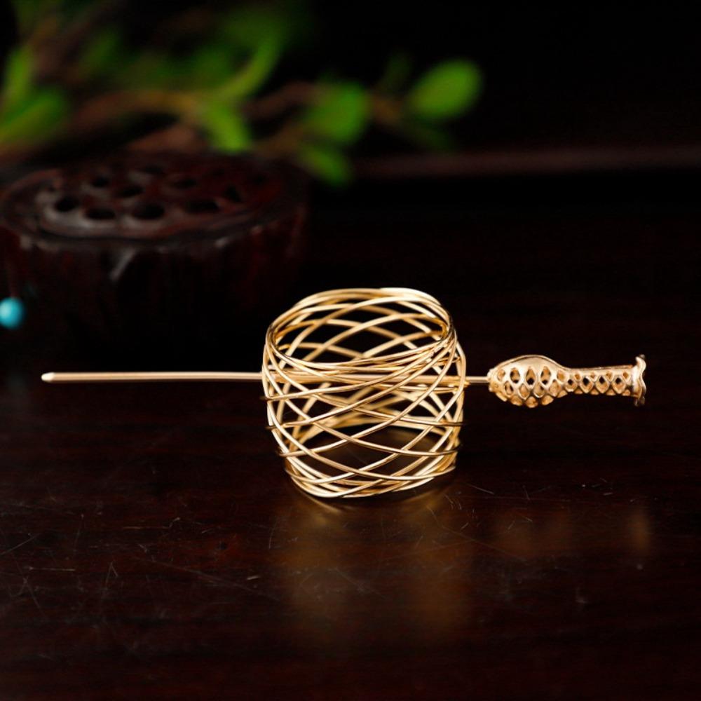 Головной убор, держатель для волос «конский хвост», китайская ханьфу-корона династии Тан, изысканный аксессуар для волос