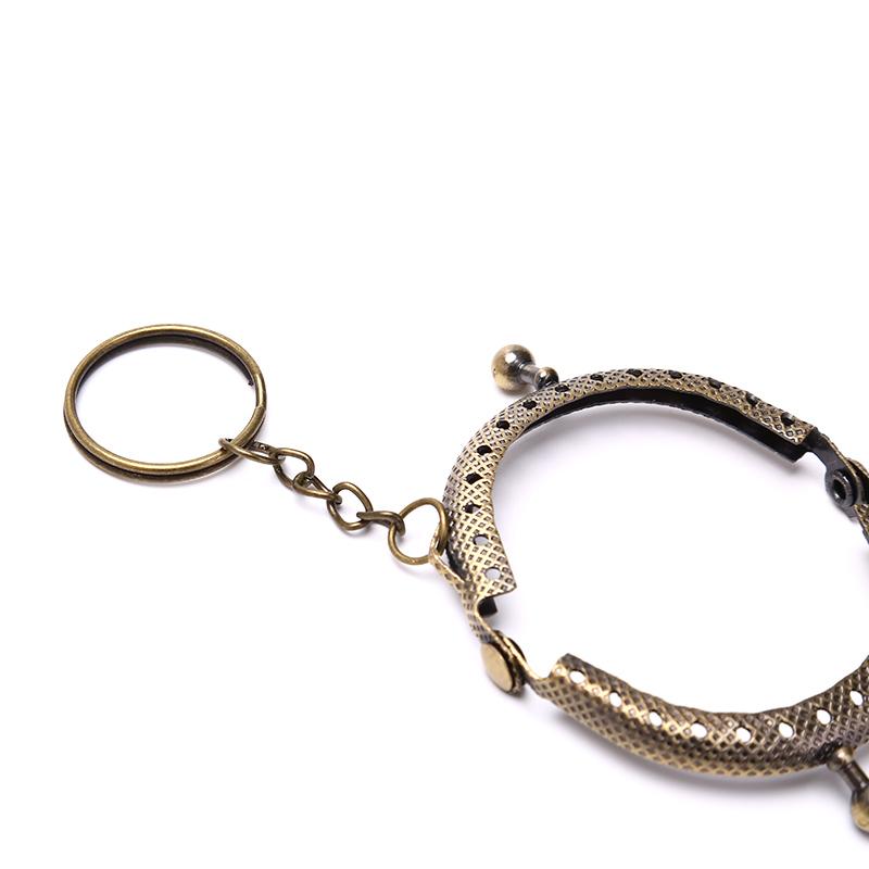 1 шт. 5 см кошелек для монет металлическая рамка с брелоком для ключей сделай сам арочная рамка замок-застежка поцелуй