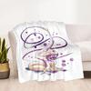 Dancing With Abstract Circles Blankets are suitable for living rooms,making them an ideal choice for outdoor travel and gifts.
