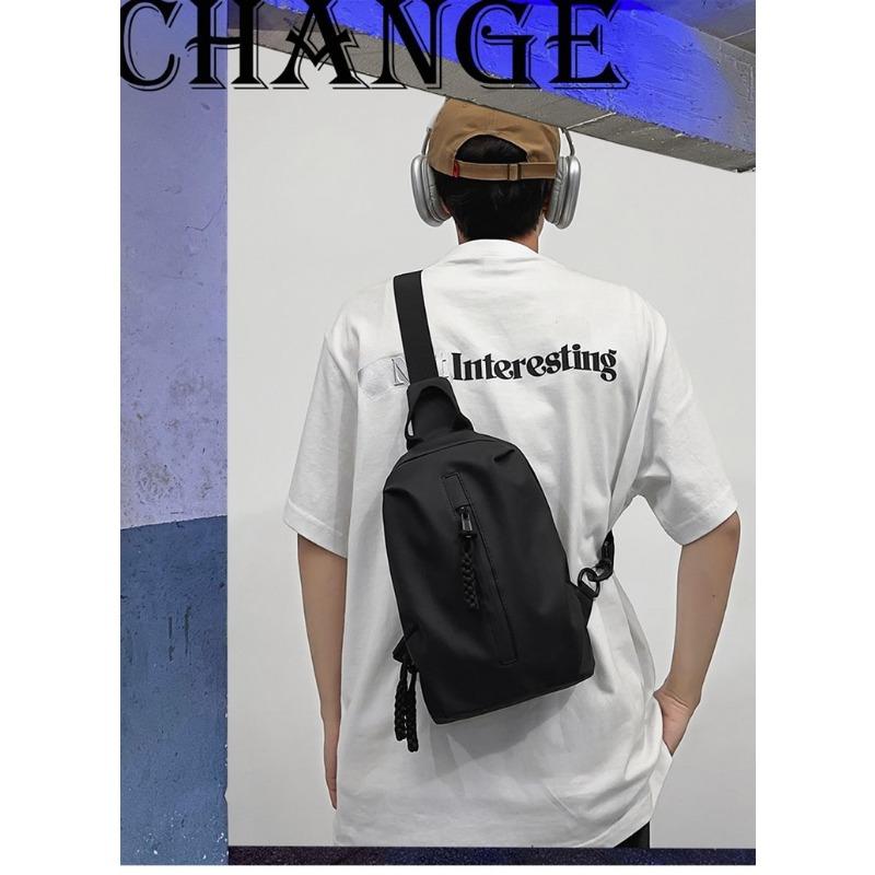 Молодежь носит его, чтобы реализовать свою мечту о моде. Нейлоновая ткань, лето 2024, городская минималистичная женская сумка через плечо для отдыха