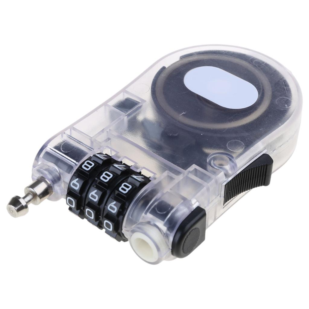 Motorcycle Helmets Combination Password Lock Cable Padlock Cable Lock for Cycling Helmets Backpacks Luggage Security
