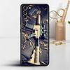 AK47 Handgun Gun BUllets Case For Samsung Galaxy S22 S21 S20 FE S10 S9 Plus S8 Note 20 Ultra 10 Plus Soft Phone Shell