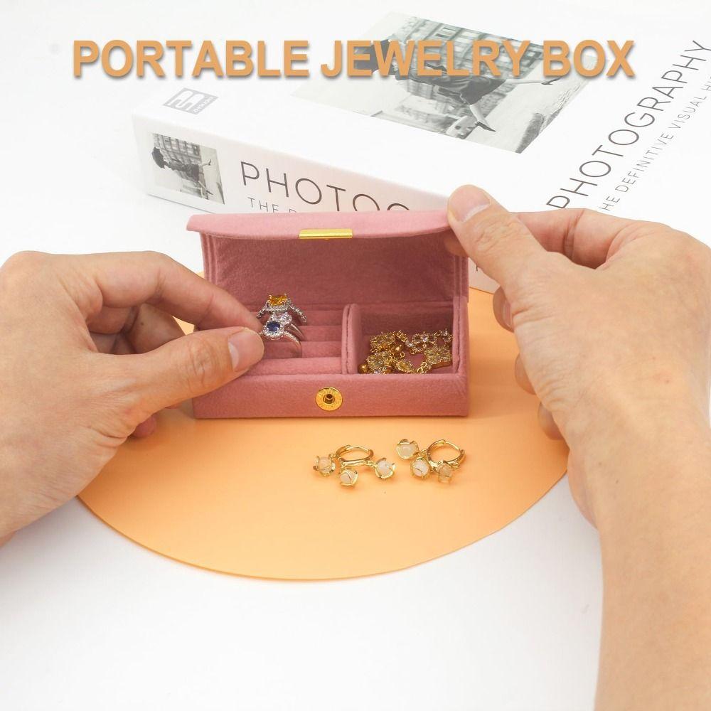 Elegant Travel Jewelry Case Arch Face Necklace Case Box New Jewelry Box Gift