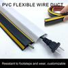 1Pcs 1M Floor Cable Cover PVC Cord Protector Hider Power Cable Sleeves Extension Wall Electric Wire Duct Slot Cable Manage