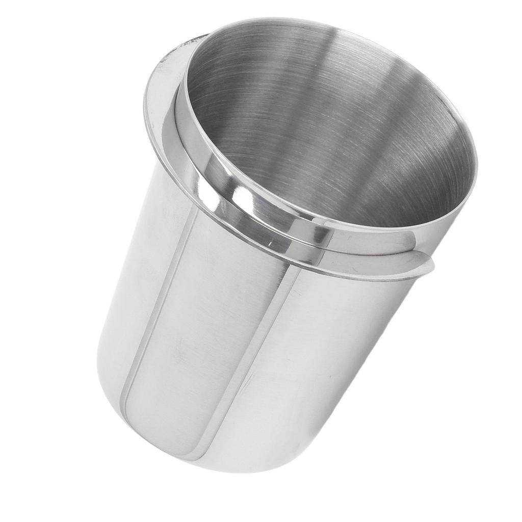58mm Dosing Cup Stainless Steel Compatibility Polishing Coffee Dosing Cup Powder Feeder for Coffee
