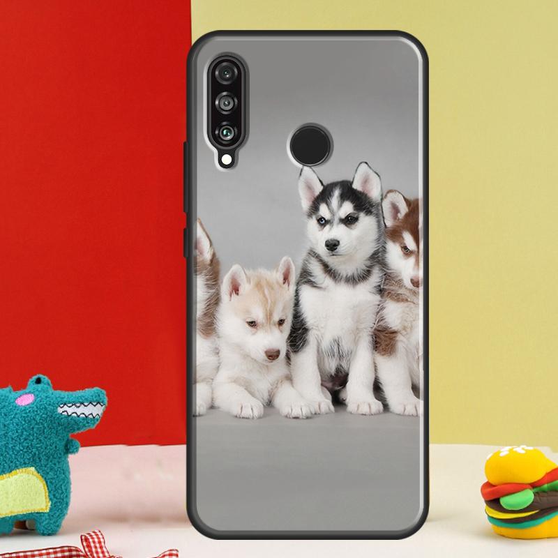 Siberian Husky Sled Dog For Huawei P30 Pro P60 P50 P20 P40 P Smart Nova 9 5T Honor Magic 5 Lite X8 X9 a 50 70 Case