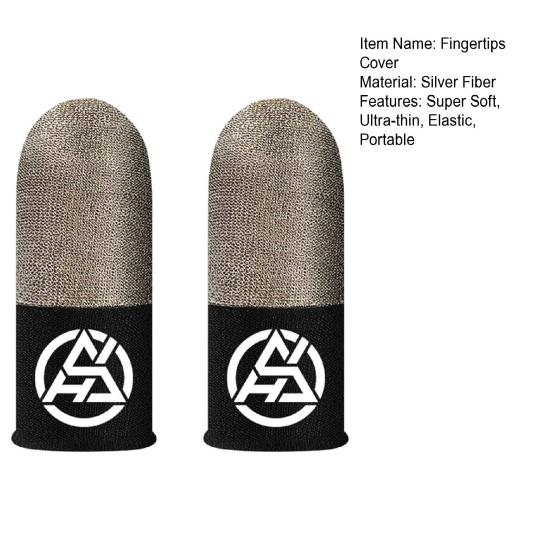 Yousheng 2 шт. чехлы на кончики пальцев, высокоэластичные дышащие ультратонкие перчатки для пальцев, рукава для большого пальца, аксессуары для геймпадов