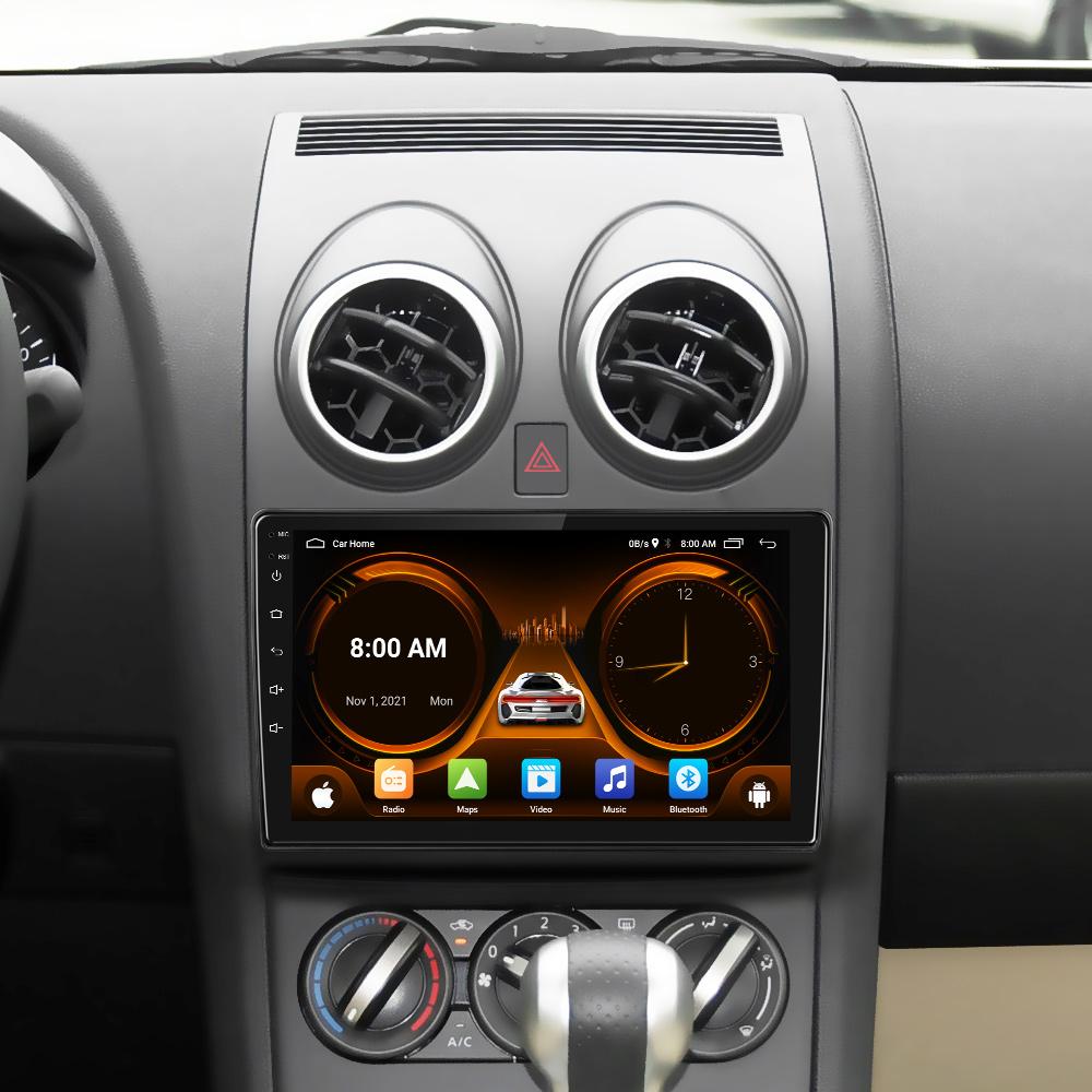 JIUYIN AI Voice 2 din Android 13 Авто Радио Для Nissan Qashqai J10 2006 - 2013 Carplay 4G Автомобильный Мультимедиа GPS 2din Авторадио