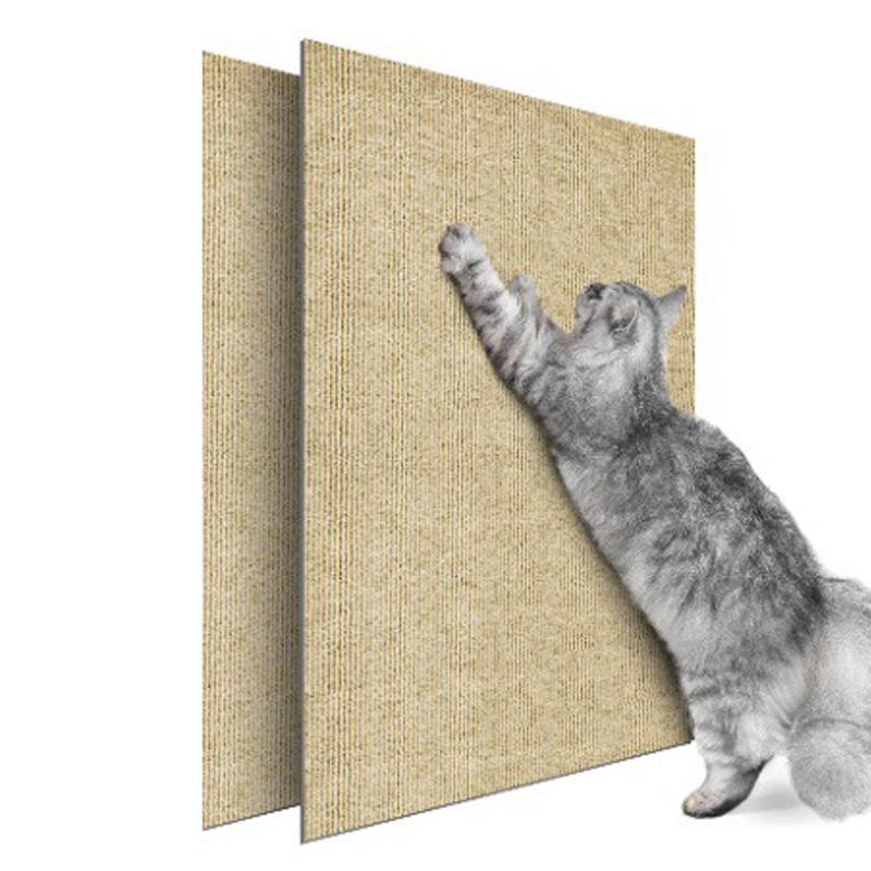 1PC Cat Scratching Mat Wall Cat Scratching Post Carpet Couch Corner Self-adhesive Sofa Anti Cat Scratch Indoor Protector