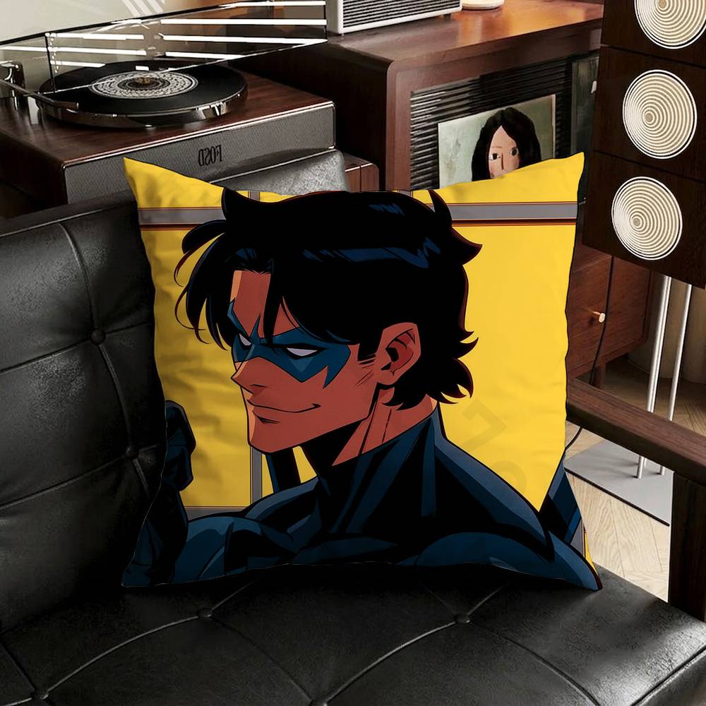 Cute DDick Grayson Pillow Case Pillow Case Living Room Sofa Cushion Cover Suitable For Home Bedroom Room Decoration