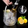 With Handle Wine Chilling Bucket Acrylic Beverage Chilling Tub Champagne Ice Bucket Party