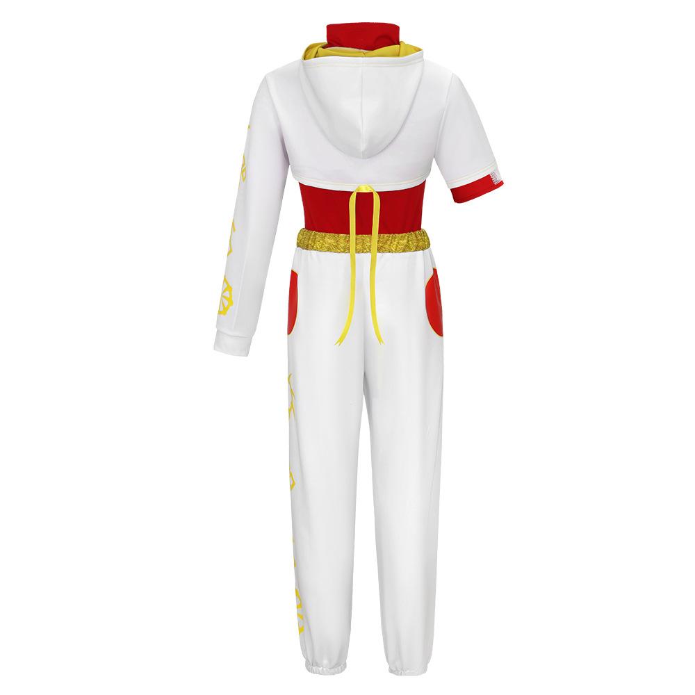 Аниме Костюм Чирлидера Зомби Колледж 4 Девушки Нова Колледж Спорт Худи и Низ Юбка Комплект Костюм для Косплея на Хэллоуин для Женщины