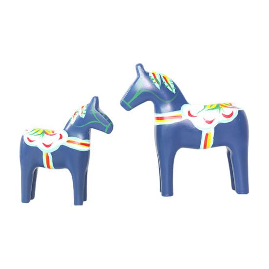2 шт. Деревянная резьба Статуя лошади Абстрактная художественная статуэтка пони Скульптура животного Украшение для дома офиса Настольное украшение