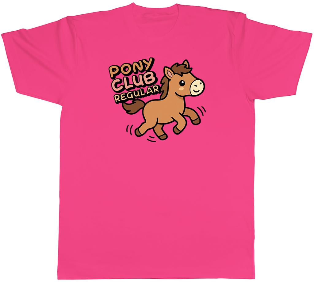 Pony Club Regular Funny Horse Unisexs TShirt Tee Gift Top