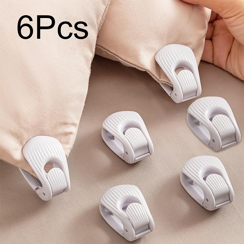 Bed Sheet and Blanket Holder. Adjustable Buckle Gap for Clipping Curtains/clothes. Suitable for Objects of Different Thicknesses