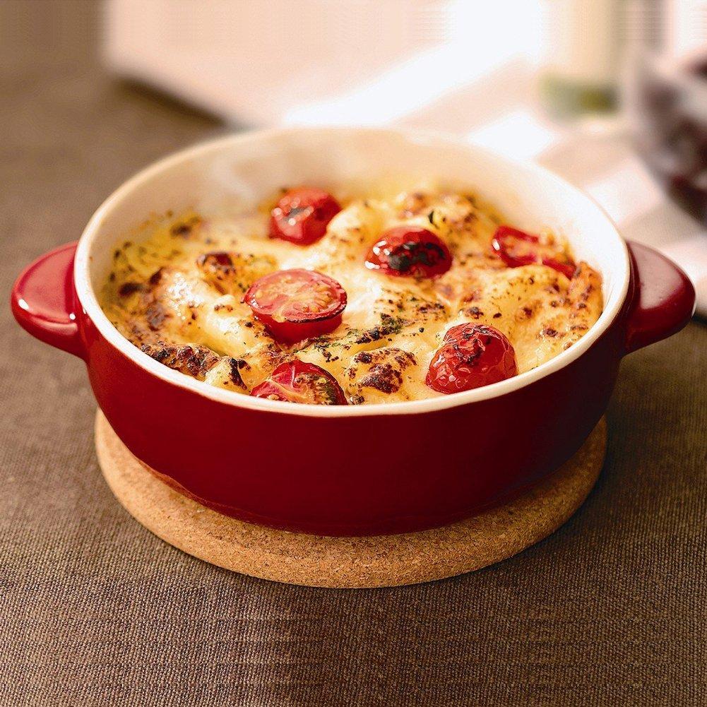 Kinto Hokkuri Round Gratin 34321 Red (KINTO)