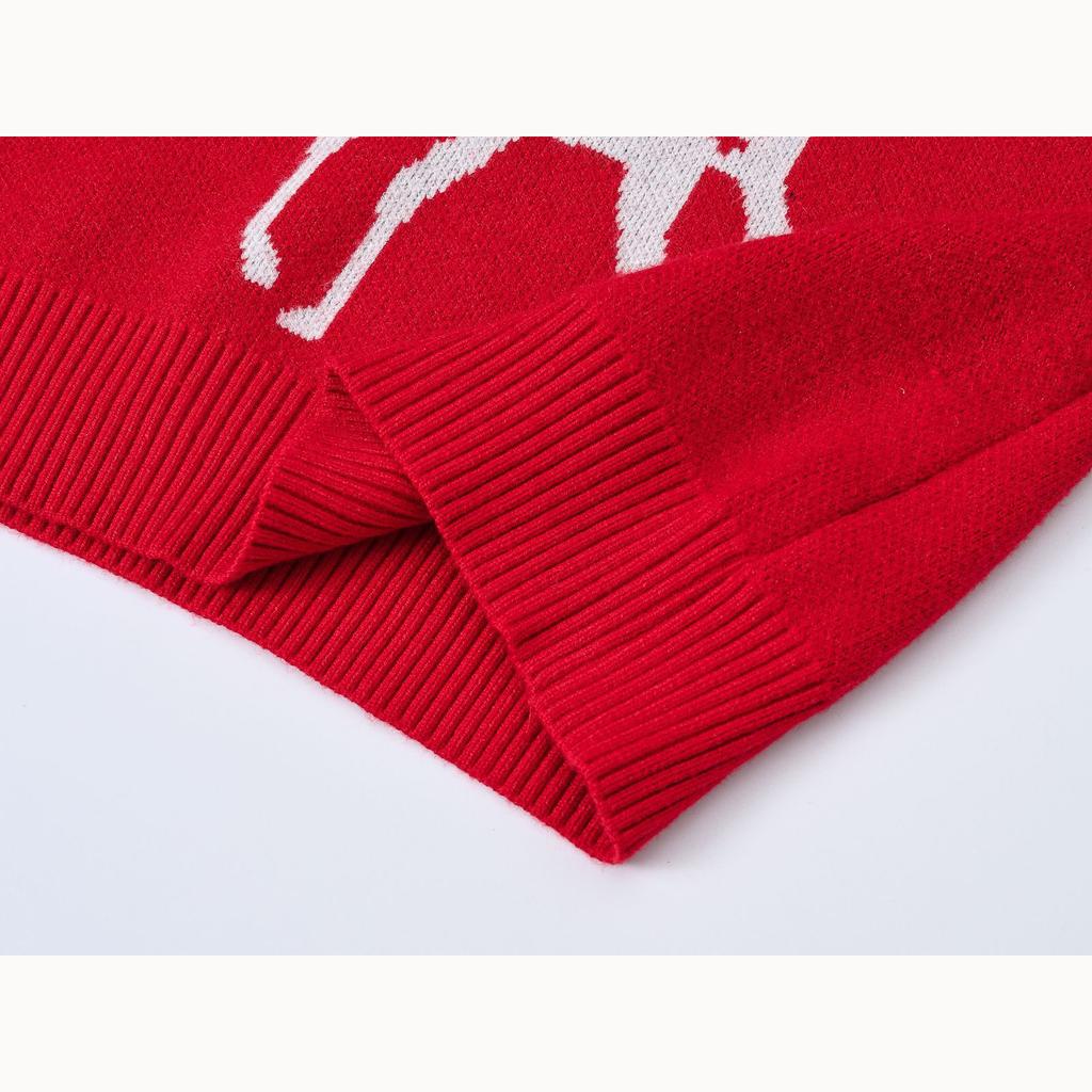 Fall and Winter Boys and Girls In Small Children's Children's Clothing Christmas Elk England Fashion Loose Pullover Sweater