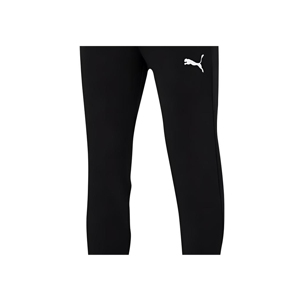 Puma Вышитый логотип, трикотажные повседневные спортивные брюки с манжетами, мужские брюки, черные 656975-03