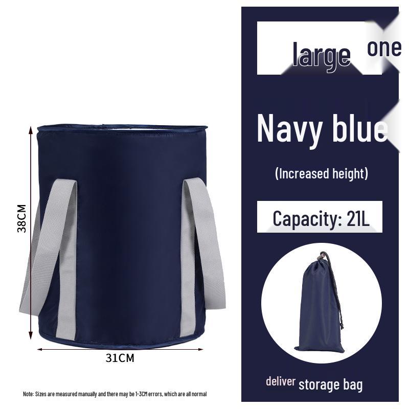 Winter Portable Multifunctional Foot Bath Bucket - Insulated & Foldable for Home or Dorm Use