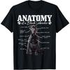 Black Labrador Retriever Anatomy Funny Cute Dog Mom Dad T-Shirt for Men Women Girls Kids
