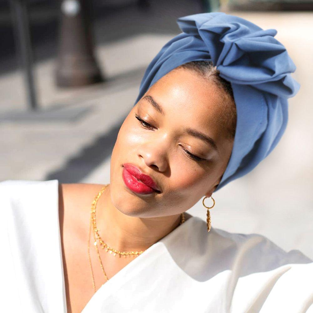 Loss Headscarf Beanie Cap Headwrap Cancer Chemo Cap Muslim Hijab Bonnet Turban African Head Wraps