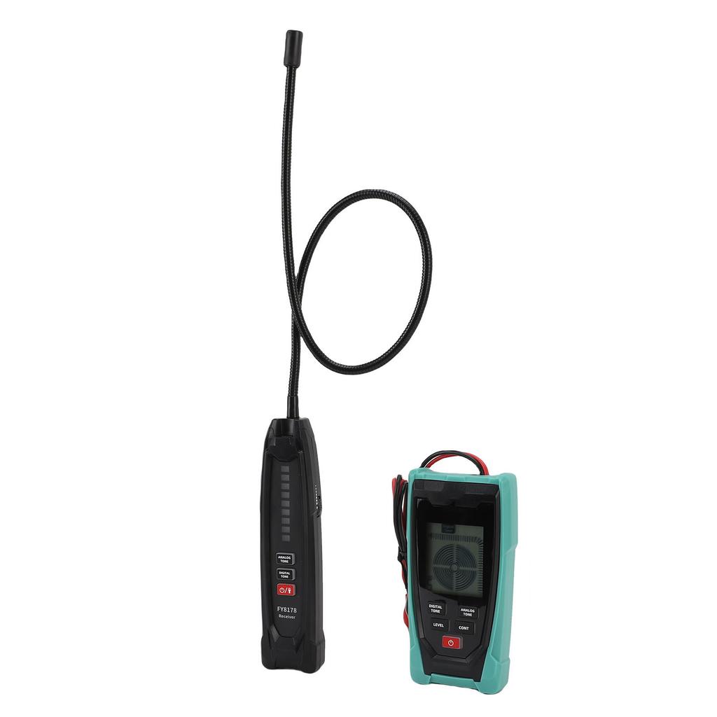 Underground Wire Locator Adjustable Sensitivity Digital Analog Buried Wire Tracer Cable Break Detector