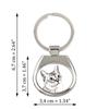 Singapura Cat - Keychain with a Cat, Keychain with a Print, Personalized Pendant from the Art-Dog Brand