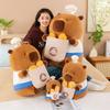 Chef Capybara Plush Toy Cartoon Animal Stuffed Doll Room Decoration Gift Kids