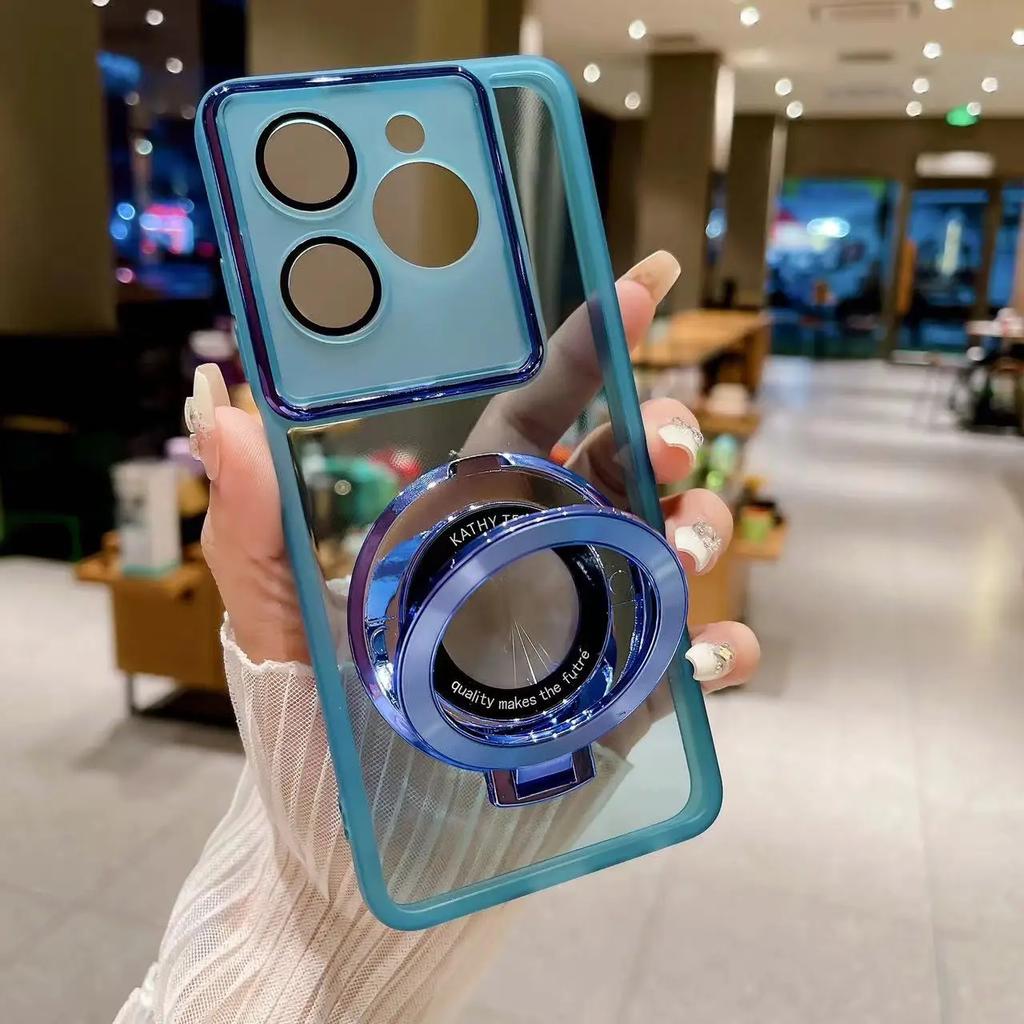 Магнитный держатель для кольца, чехол для телефона Funda Funda Motorola Edge 40 Edge40 Neo Edge 50 Fusion Pro S50 Neo Прозрачный чехол