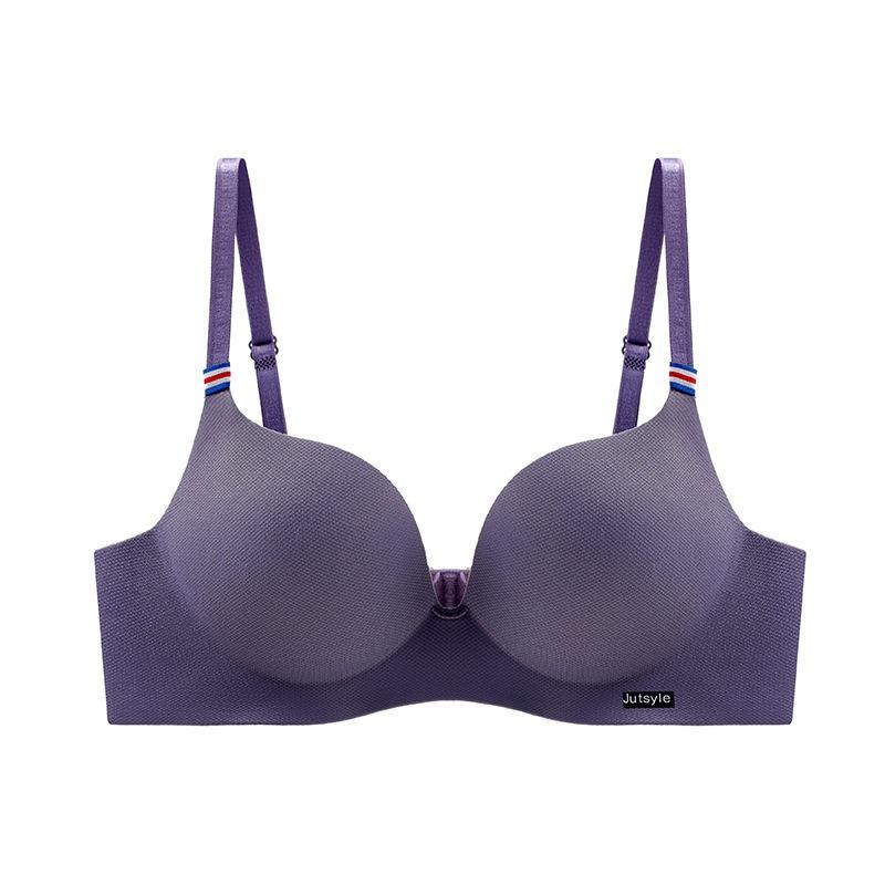 Простой цельный бюстгальтер для девочек, собранный без бюстгальтера со стальным кольцом