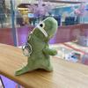 Adorable Cartoon Dinosaur Plush Keychain For Girls Soft Cute Stuffed Animal Toy Gift