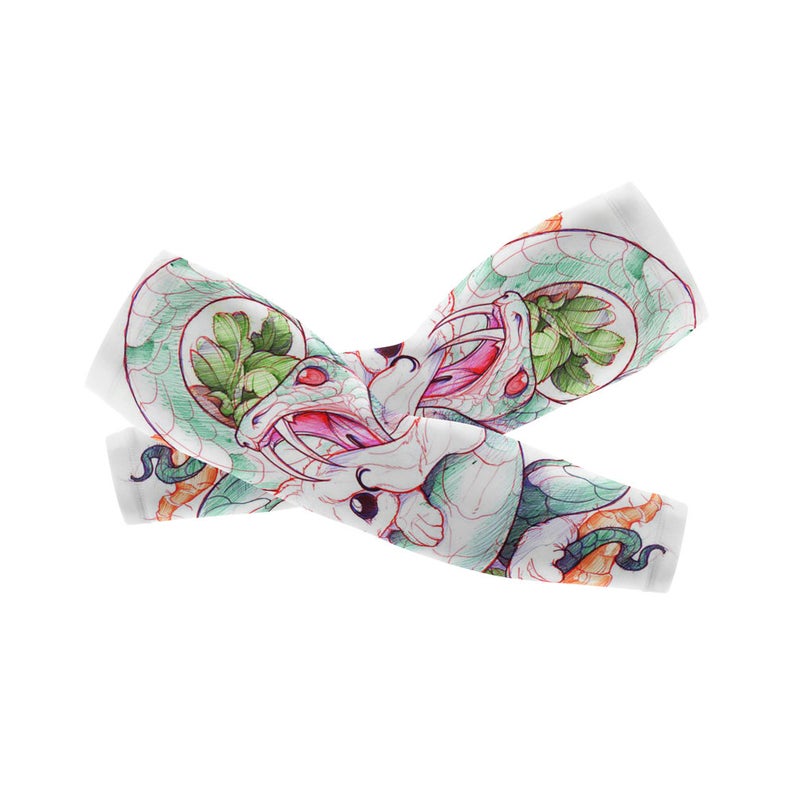 1 пара перчаток с защитой от ультрафиолета, нарукавники с татуировкой, летний нарукавник для футбола, вождения, баскетбола