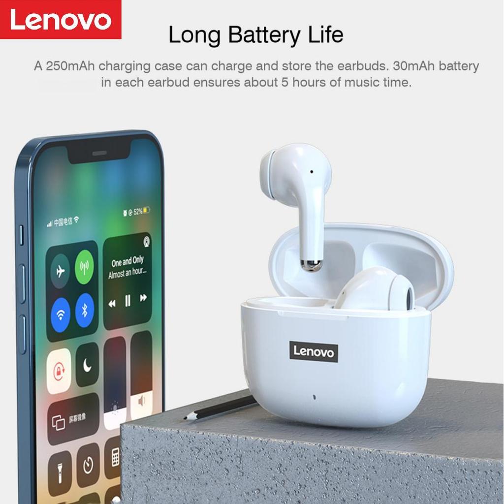 Lenovo LP40 Pro TWS Наушники Беспроводные Bluetooth 5.1 Спортивные наушники с шумоподавлением Сенсорное управление 250 мАч