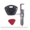 Triumph Key Blank for Frog Prince, Rocket, Tiger 800, 675, 1050, and T100 Models.