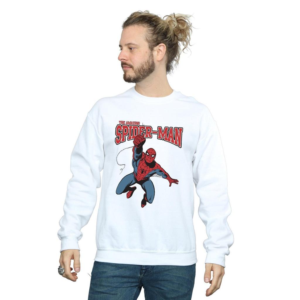 Marvel Mens Spider-Man Leap Sweatshirt