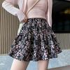 Pink Floral Cake Skirt for Women In Spring and Summer New Style Skirt Korean Style Skirt Small A-line Short Skirt