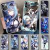 Чехол для телефона Genshin Impact Eula для iPhone 11 12 13 Mini 14 15 Plus 16 Pro Max 17 Air 7 8 + SE Арт Индивидуальный Fundas 11 12