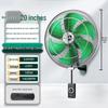 SMVP 20-дюймовый промышленный oscillating напольно-настенный вентилятор, китайская вилка (адаптер в комплекте)
