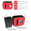QMBR7 2025 Hots E60 Car Seat Back Trash Bin Storage Box Drink Holder Organizer 50 Anniversary For Bmw E46 E90 F20 E39 E91 E87 E60 E93