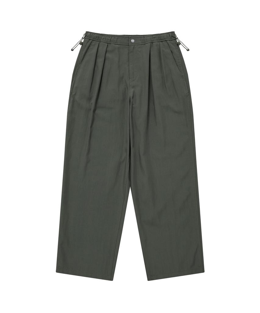 COVERNAT Semi-Wide Fluid Easy Pants Charcoal