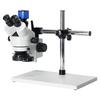Микроскоп с двойным объективом с непрерывным зумом 7-45X для обслуживания мобильных телефонов, пайки печатных плат
