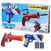 Jeu de tir - nerf - nerf fortnite dual pack - 2 blasters et 6 fléchettes en mousse elite