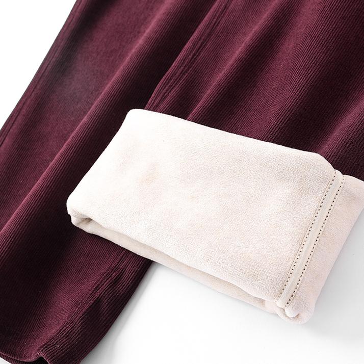 DIMANAF Зимние Длинные Брюки Женские Вельветовые Прямые Брюки-Шаровары Эластичные Однотонные Зимние Свободные Брюки с Высокой Посадкой Новые