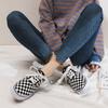 Canvas Shoes Schoolgirl Harajuku Ulzzang Black And White Plaid Retro Hong Kong Style Flat Baseplate Shoes Tide
