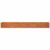 Lit surélevé de jardin - Maison Exclusive - Acier Corten - 400 x 80 x 45 cm - Couleur rouillée