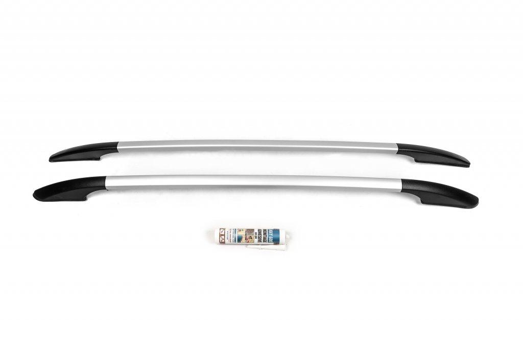 Рейлинги OmsaLine Solid (2 шт, серые) для Volkswagen Tiguan 2016-2023 гг