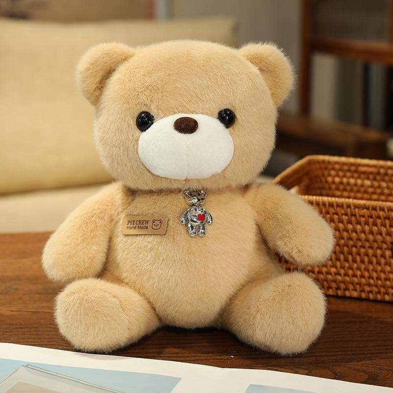Cute Sitting Bow Tie Teddy Bear Doll Plush Toy Bear Hug Bear Doll Children Soothing Doll