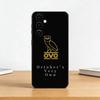 D-Drake OvO O-OWL Чехол для телефона Черный Силиконовый Мягкий Для Samsung Galaxy A73,A72,A71,A70,A53,A52,A51