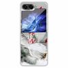 For Samsung Galaxy Z Flip 6 5 4 3 Case Christmas Cute Clear Hard Plastic PC Folding Back Cover For Samsung Z Flip6 Flip5 Flip4