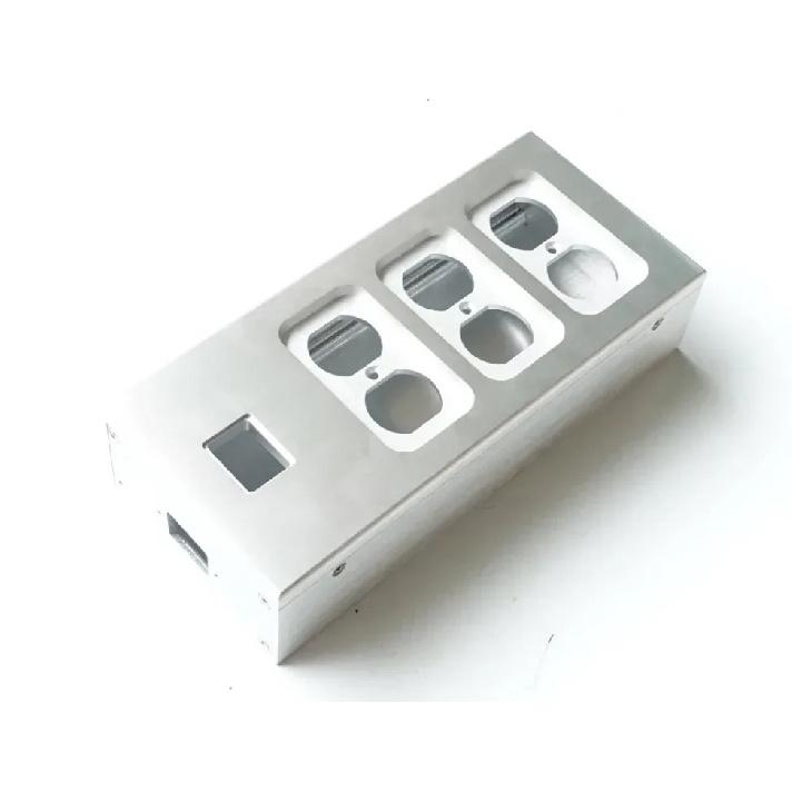 Полностью алюминиевый HiFi US Power Case DIY Box HIFI EU Power Case Шасси с европейской стандартной розеткой